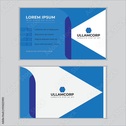 Modern creative digital useable effective attractive editable vector simple business card design.