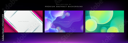 Modern vector gradient abstract colorful background © TitikBak