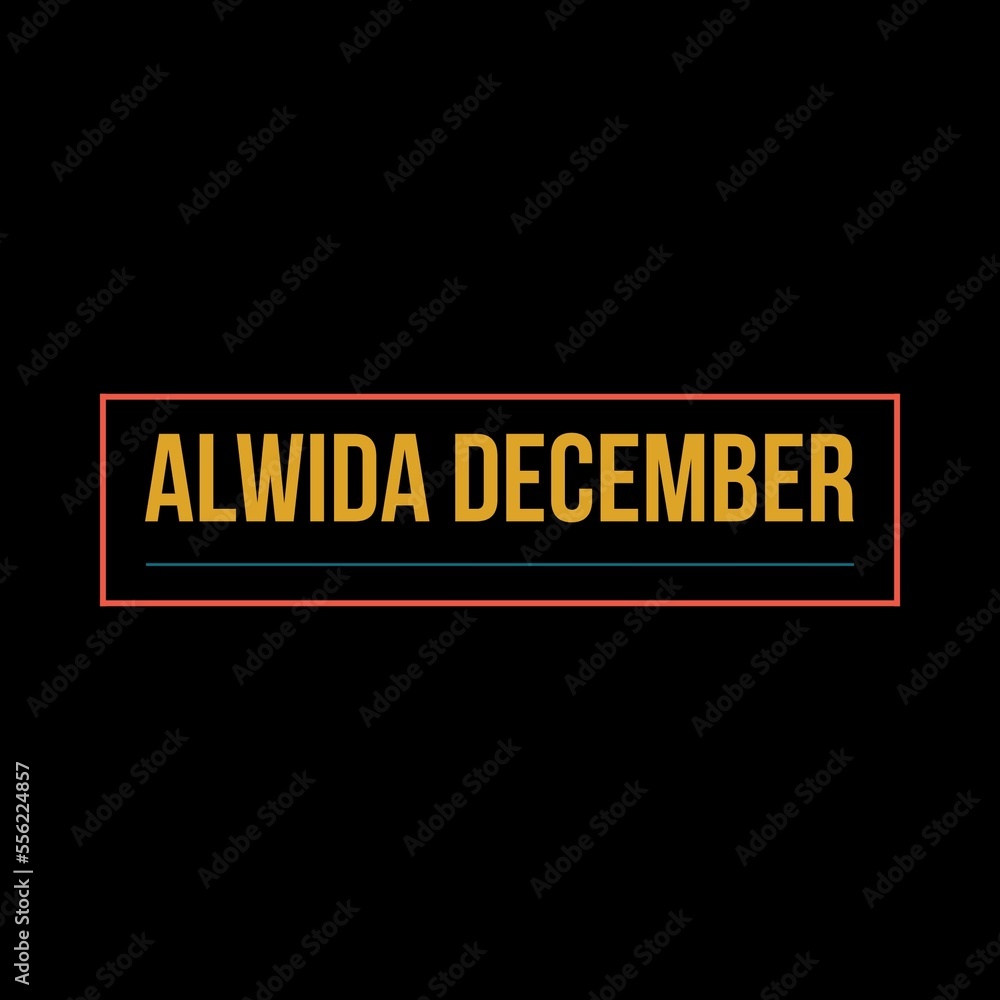 Alwida December beautiful illustrated artwork.