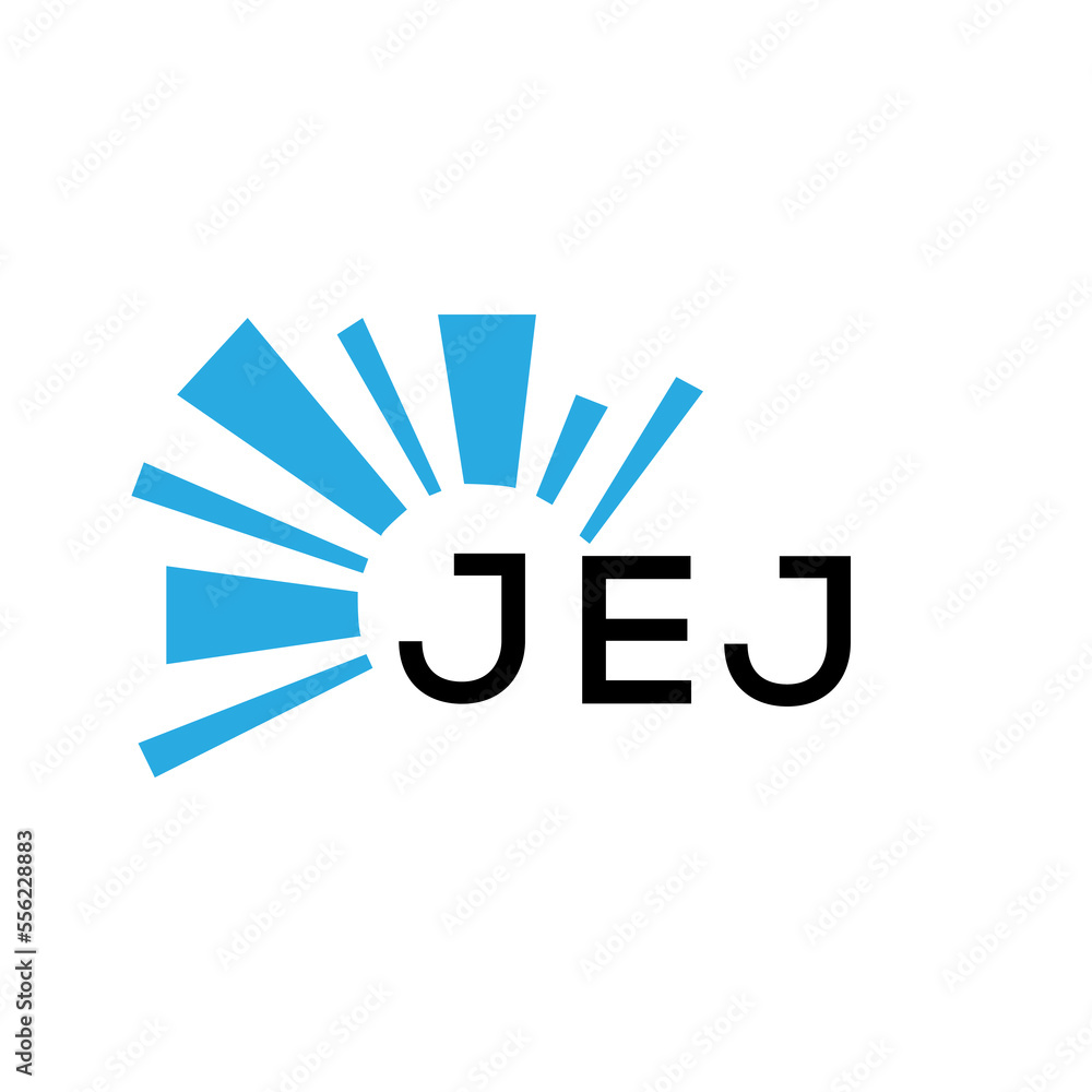 JEJ letter logo. JEJ blue image on white background and black letter. JEJ technology  Monogram logo design for entrepreneur and business. JEJ best icon.
 - obrazy, fototapety, plakaty 