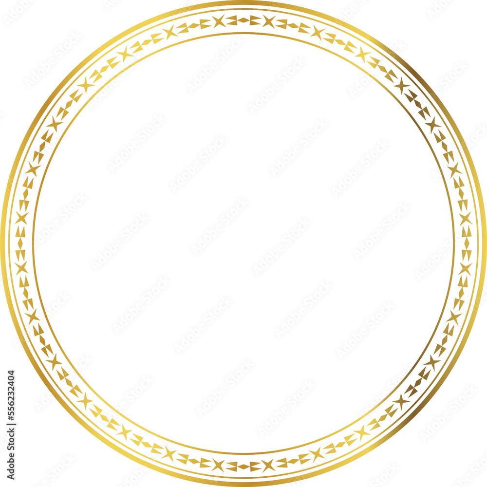 Luxury golden round frame botanic garden vingate pattern Luxury golden round frame botanic garden vingate pattern