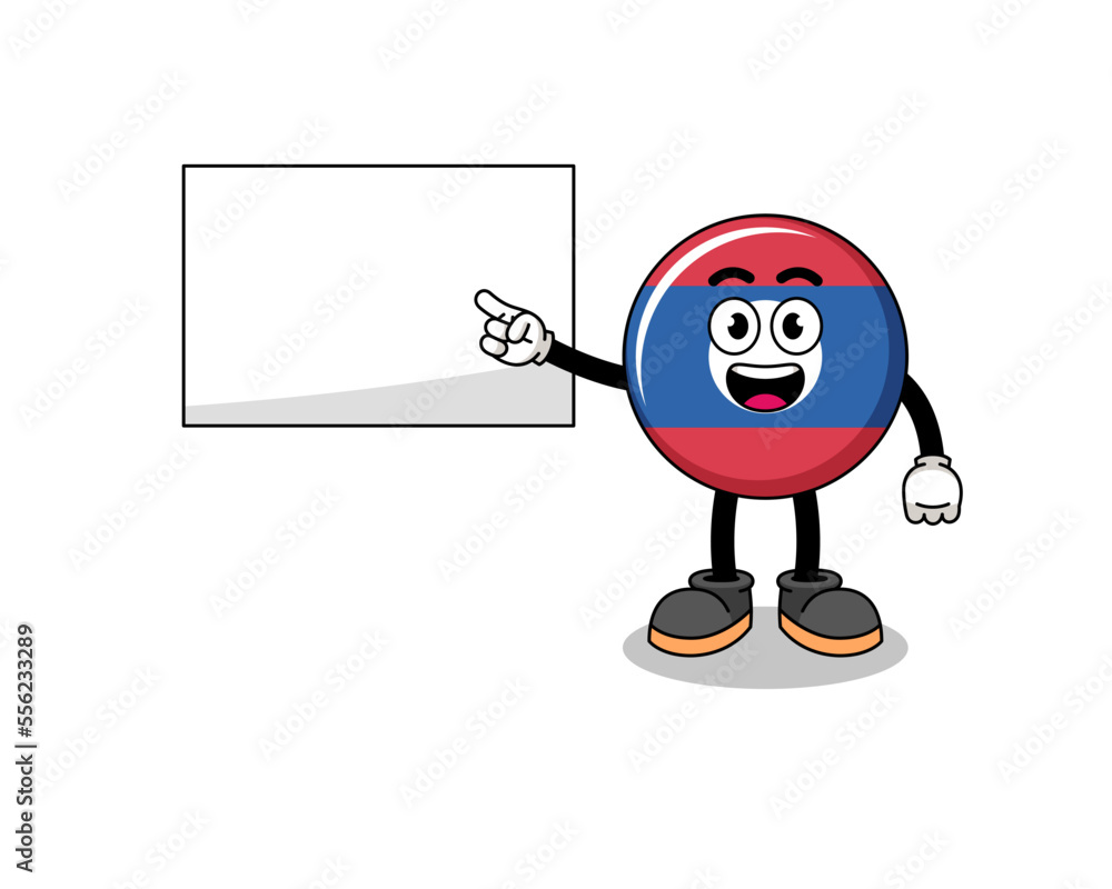 laos flag illustration doing a presentation laos flag illustration doing a presentation
