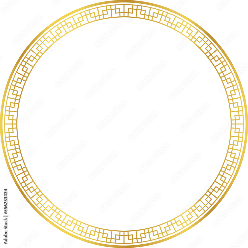 Luxury golden round frame botanic garden vingate pattern Luxury golden round frame botanic garden vingate pattern