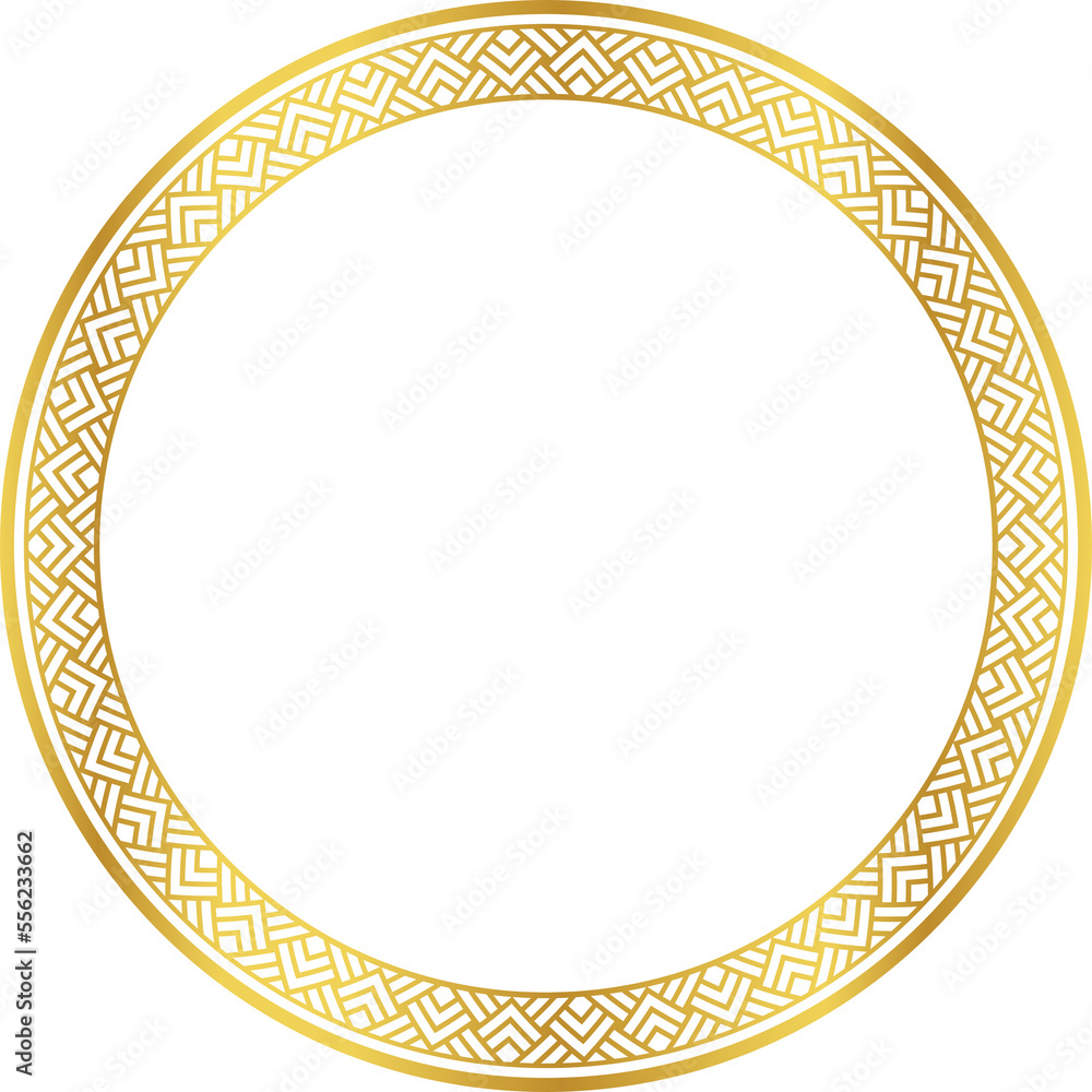 Luxury golden round frame botanic garden vingate pattern Luxury golden round frame botanic garden vingate pattern