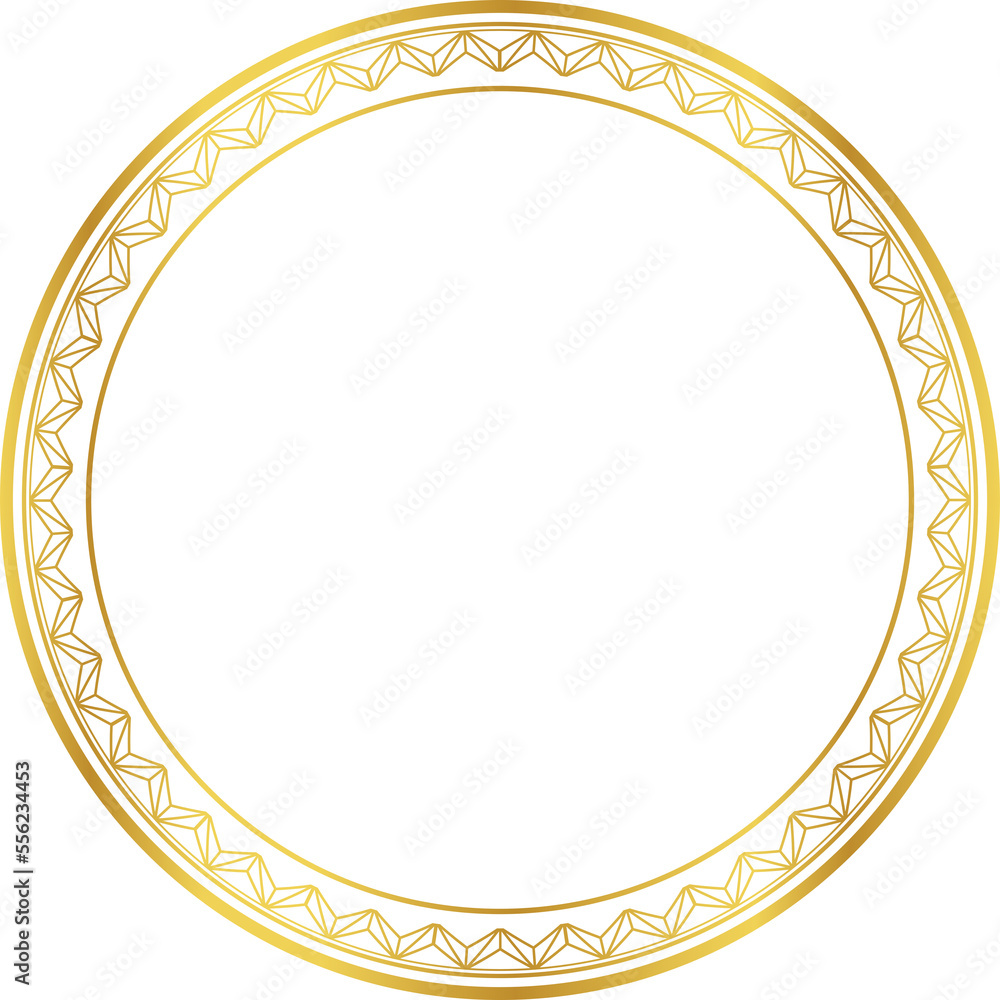 Luxury golden round frame botanic garden vingate pattern Luxury golden round frame botanic garden vingate pattern