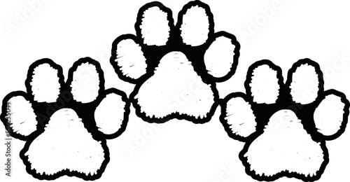 Dog Paw vector