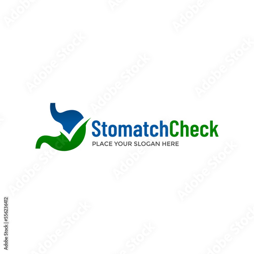 Check Stomach Logo Template Design Vector