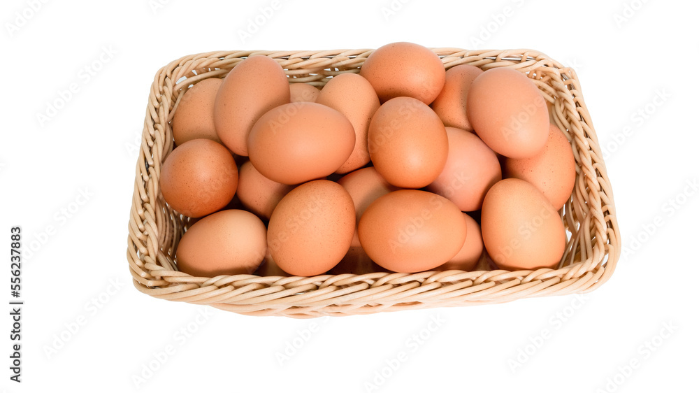 fresh organic chicken eggs. on brown basket, fresh organic chicken eggs. on brown basket,