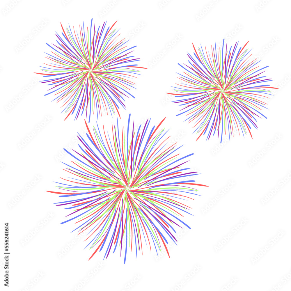 Firecracker Eruption Happy colorful new year Firecracker Eruption Happy colorful new year