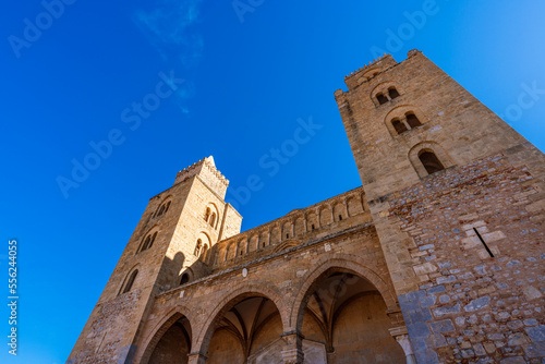 Cefalù Cathedral one of the best Arab-Norman buildings in Sicily island, Italy
