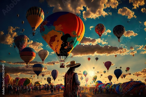 Balloon Fiesta, Albuquerque, USA photo
