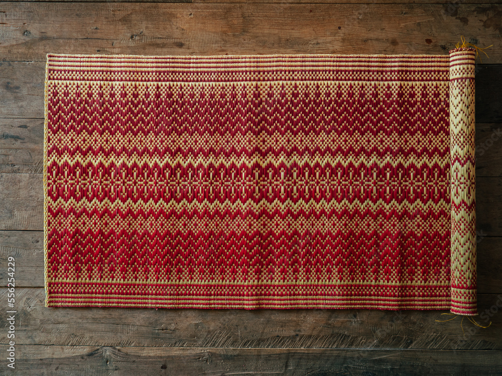 Reed mats, folk wisdom rural areas processing of local plants combining