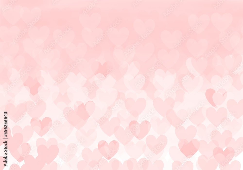 pink background with hearts