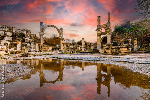 Temple of Domitian and Fountain of Pollio, Ephesus