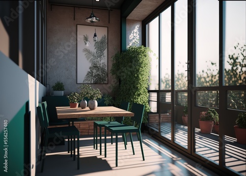 architectural visualization of luxury balcony © Rarity Asset Club