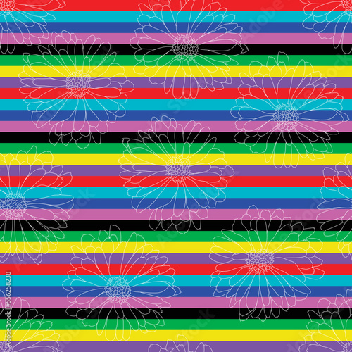 Colorful striped background