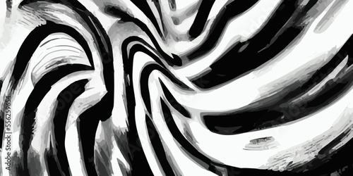 abstract black and white backgrund with lines eps10 photo