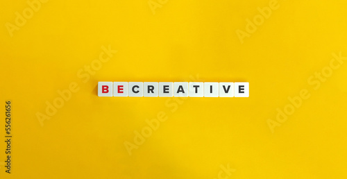 Be Creative Banner.