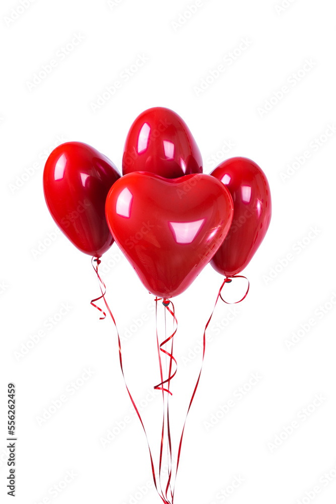 air helium balloons for Valentine's Day