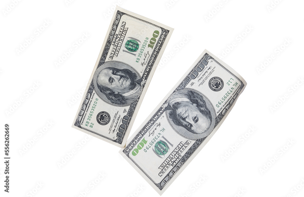 hundred dollar bills isolated hundred dollar bills isolated
