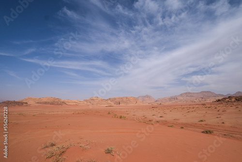 Le d  sert du Wadi Rum en Jordanie