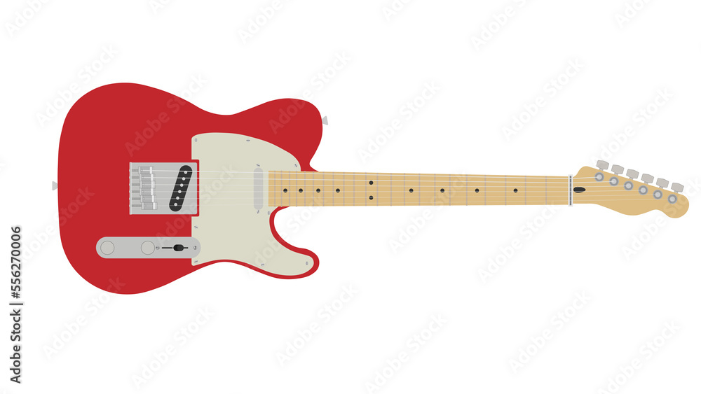 Red telecaster famous Guitar refers to Solid Guitar very popular for ...