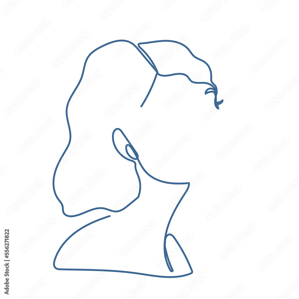 Woman Monoline Face Portrait Abstract Aesthetic Minimalist Poster Decoration Element Icon Vector Illustration Pattern Background Woman Monoline Face Portrait Abstract Aesthetic Minimalist Poster Decoration Element Icon Vector Illustration Pattern Background