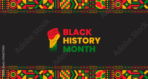 black history month 2023 text background. black history month background. African American History or Black History Month. Celebrated annually in February in the USA and Canada. 