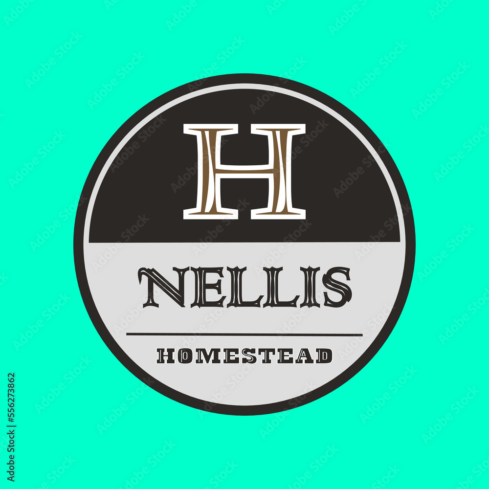 lodging logo with letter initials lodging logo with letter initials