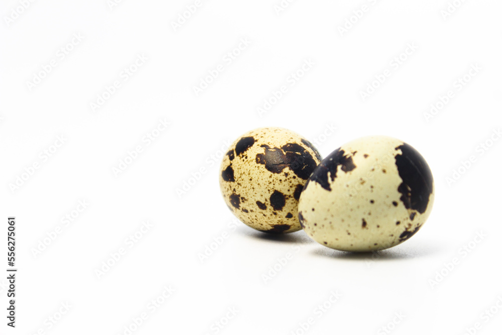 Quail Eggs Kissing Each Other, Pareidolia Effect on Quail eggs. Isolated on White Quail Eggs Kissing Each Other, Pareidolia Effect on Quail eggs. Isolated on White