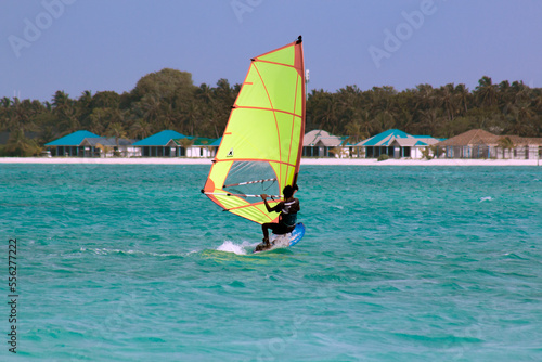 Maldives, Sun Island 11.12.2022 Windsurfing, Ocean activities, Extreme © Vladislav