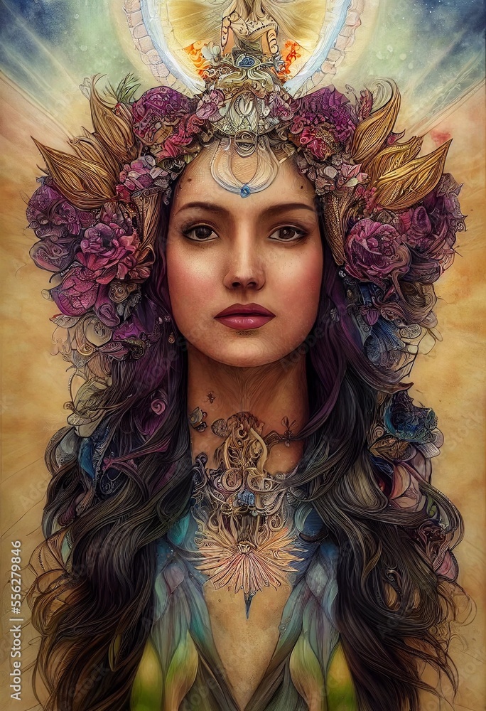 Goddess of Ethereal Light and Love