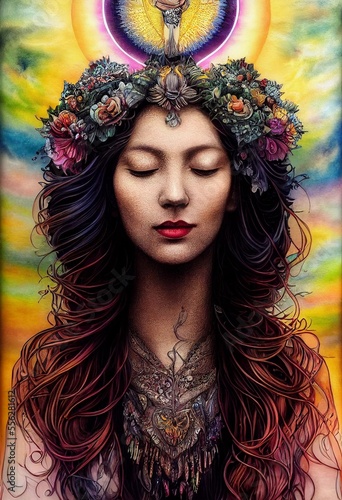 Goddess of Ethereal Light and Love