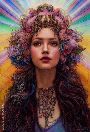 Goddess of Ethereal Light and Love