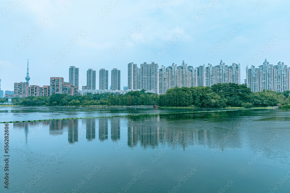panorama of part of Chancheng, Foshan, China
