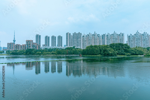 panorama of part of Chancheng, Foshan, China
