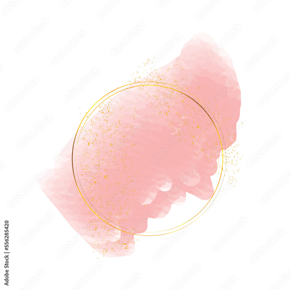 Watercolor Circle Grunge Brush Watercolor Circle Grunge Brush