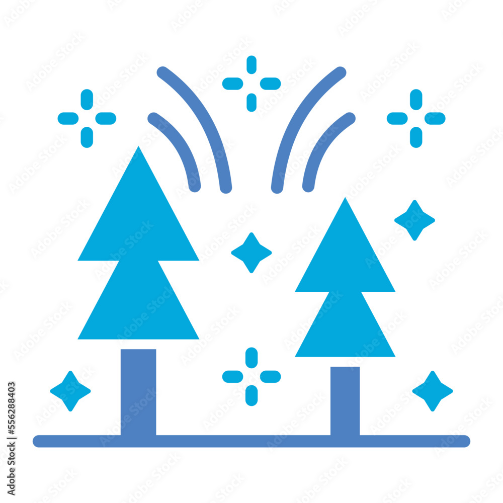 Celebration Glyph Two Color Icon Celebration Glyph Two Color Icon