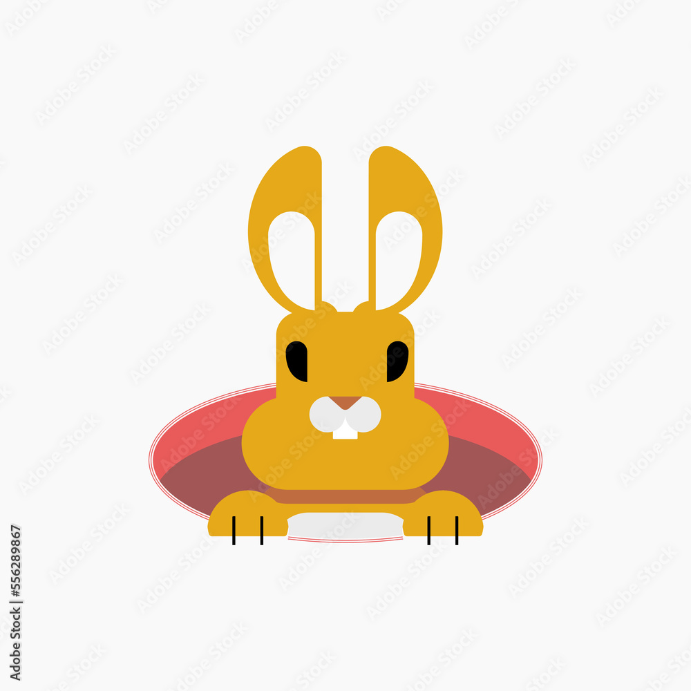 Fototapeta premium bunny vactor cartoon