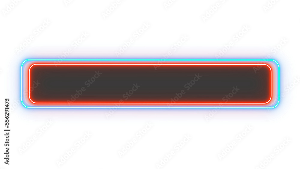Abstract element lower third neon tab button Abstract element lower third neon tab button