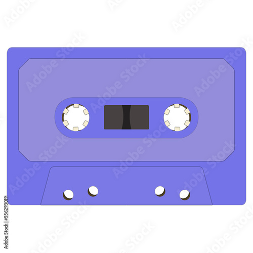 blue audio cassette