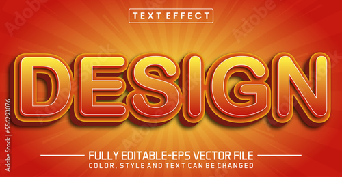 Editable Design text style effect - text style Concept