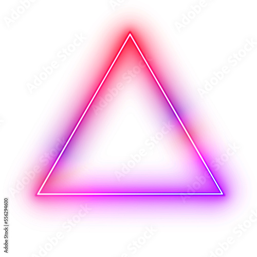 Neon Triangle Frame