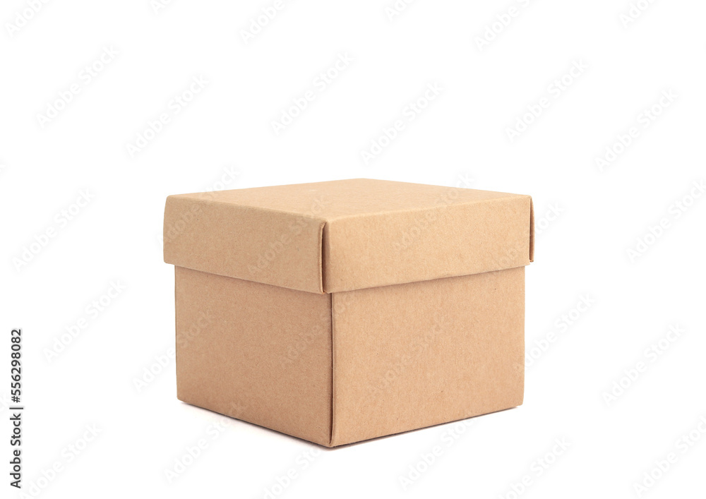 cardboard box isolated on white background cardboard box isolated on white background