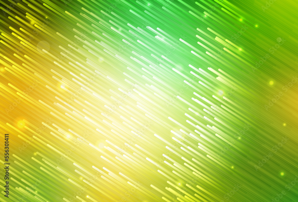 Light Green, Yellow vector background with stright stripes. Light Green, Yellow vector background with stright stripes.