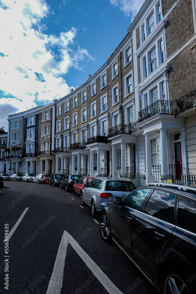 Fototapeta premium Bunte Häuser in London