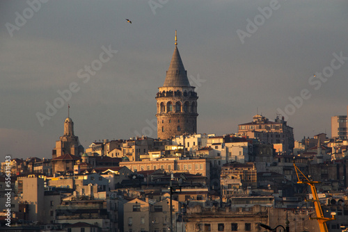 Galata tower with istanbul view