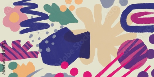 Abstract Painting Art Colorful Fabric Pattern Background