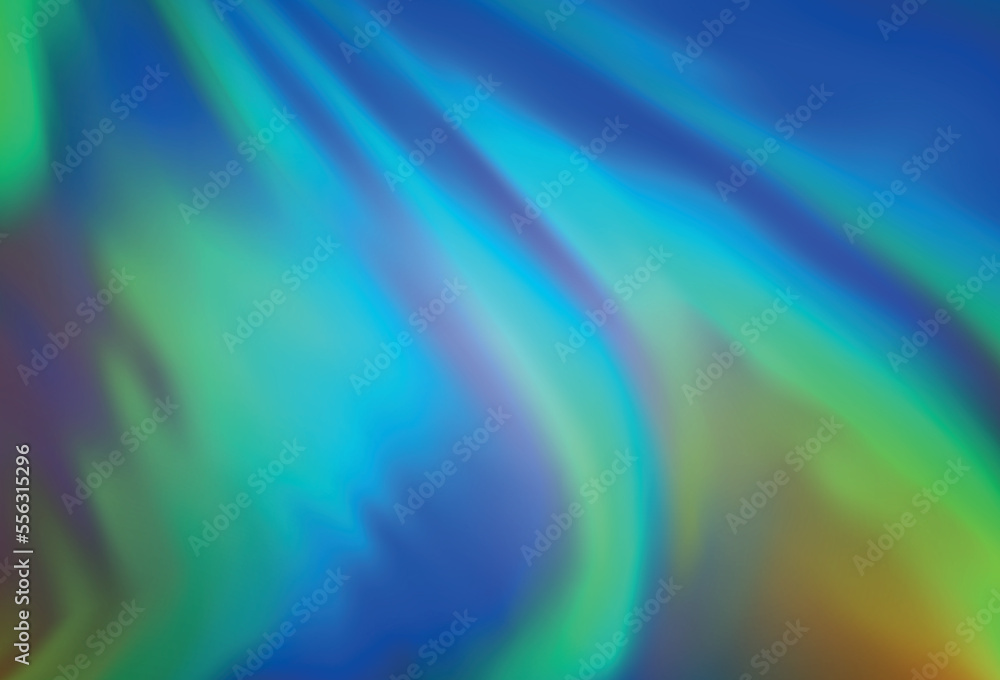 Obraz premium Light Blue, Green vector abstract bright pattern.