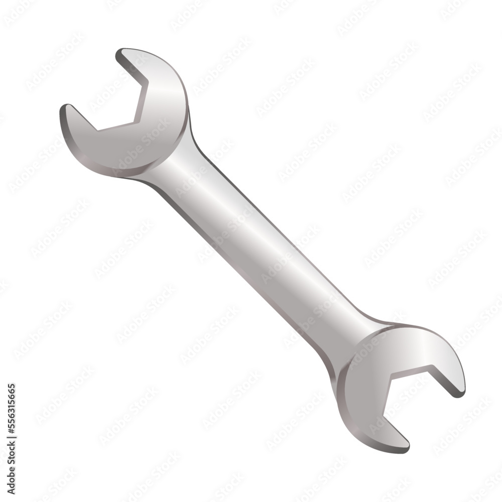wrench isolated on white background wrench isolated on white background